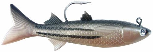 Artificial Finger Mullet Rigged 6" Striped 2 Pack - Almost Alive