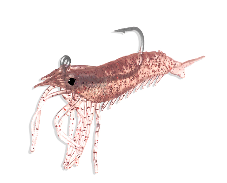 Artificial Shrimp Hook Only 3-1/4