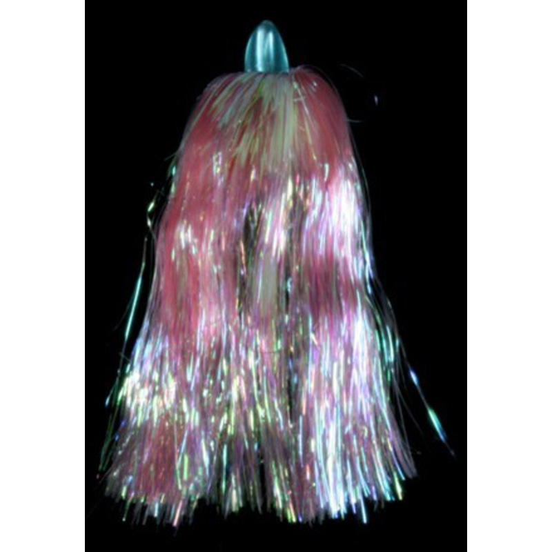 Duster Witch Lure, Blue Head, Pink, Pearlescent Hair