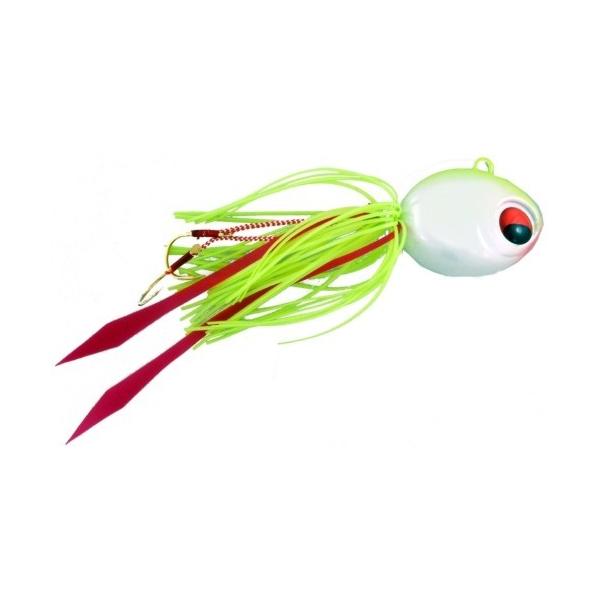 6 Pezzi Esche Jig Cucchiaio Acciuga 3/4, 1, 2 Oz — 2 Pezzi Per Colore Chartreuse/bianco, Con Amo E Swivel